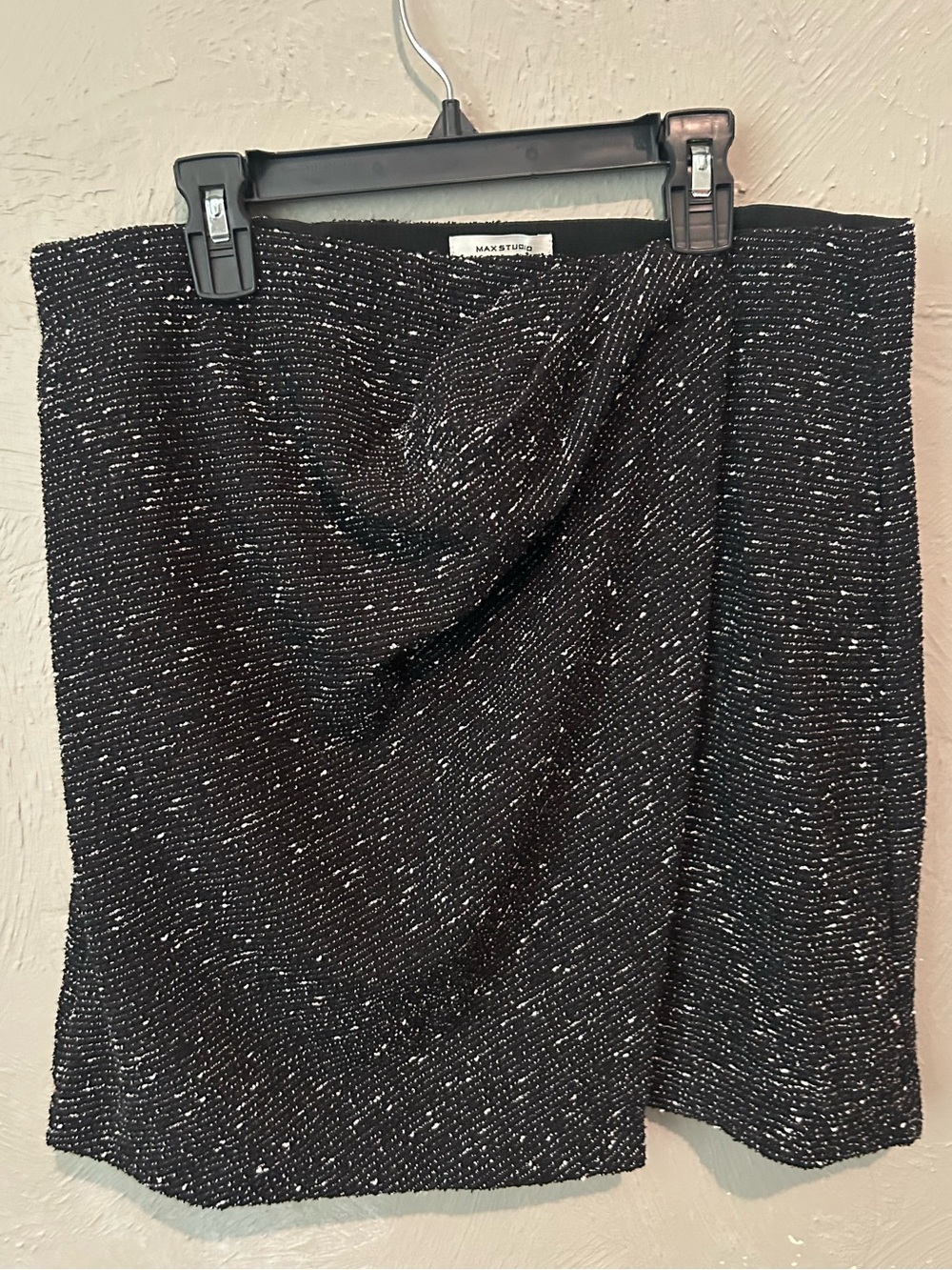 Max Studio Black Mini Skirt